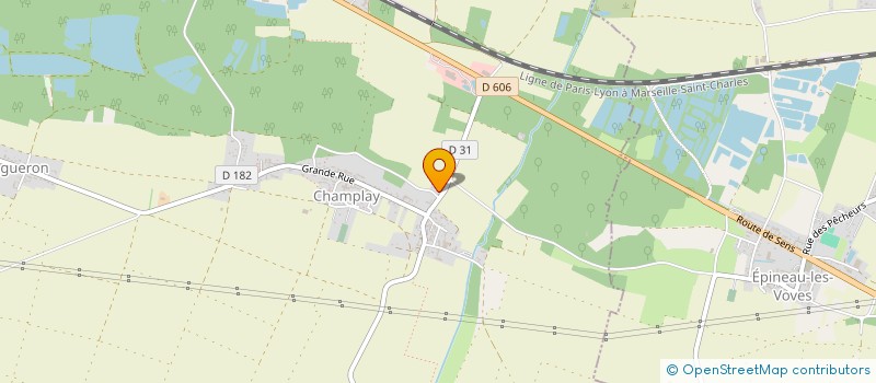 localisation de l'entreprise SCI MARANTHONY à CHAMPLAY