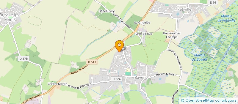 localisation de l'entreprise SCI MARAQUADEL  BAVENT