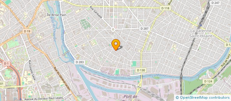 localisation de l'entreprise SCI MARARIKULAM à ST MAUR DES FOSSES