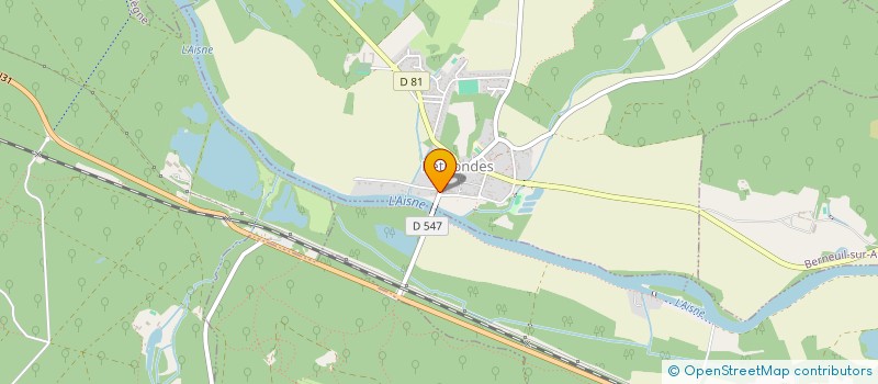 localisation de l'entreprise SCI MARARO  RETHONDES