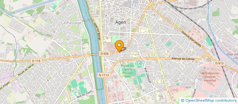 localisation de l'entreprise SCI MARASSE  LAFOX