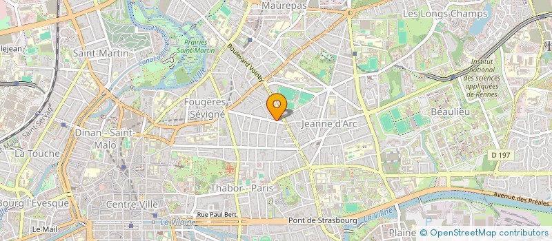 localisation de l'entreprise SCI MARATHON  RENNES
