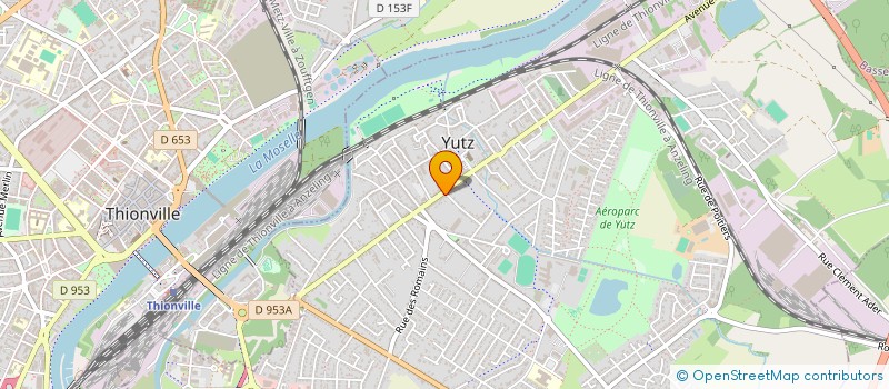 localisation de l'entreprise SCI MARATHON  YUTZ