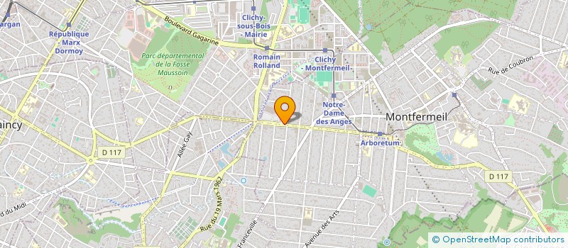 localisation de l'entreprise SCI MARATOU à MONTFERMEIL