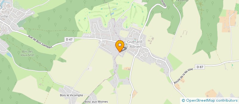 localisation de l'entreprise SCI MARAY  BOSC-GUERARD-SAINT-ADRIEN