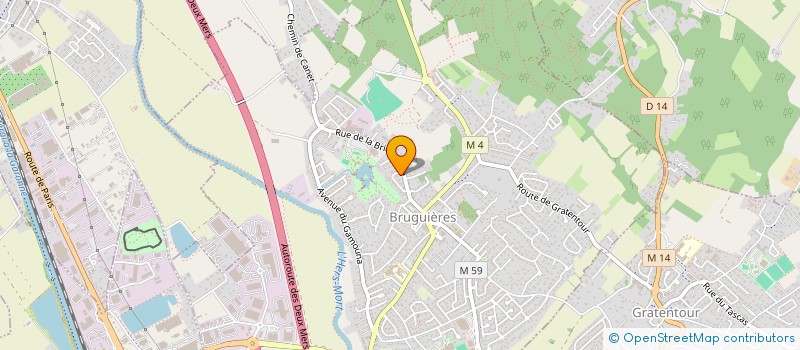 localisation de l'entreprise SCI MARAYFANIE  BRUGUIERES