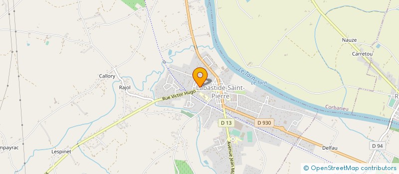 localisation de l'entreprise SCI MARB à LABASTIDE-SAINT-PIERRE