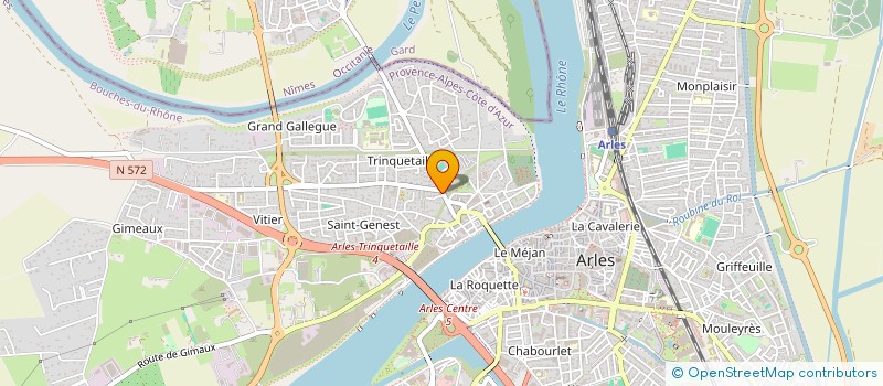 localisation de l'entreprise SCI MARBAT  ARLES