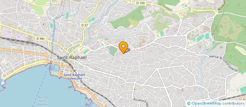 localisation de l'entreprise SCI MARBAT à SAINT-RAPHAEL