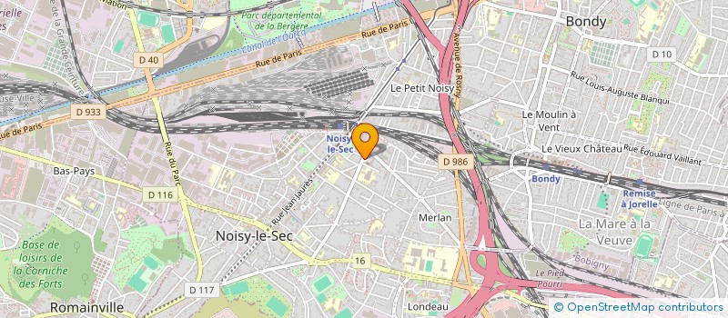 localisation de l'entreprise SCI MARBEL à NOISY-LE-SEC