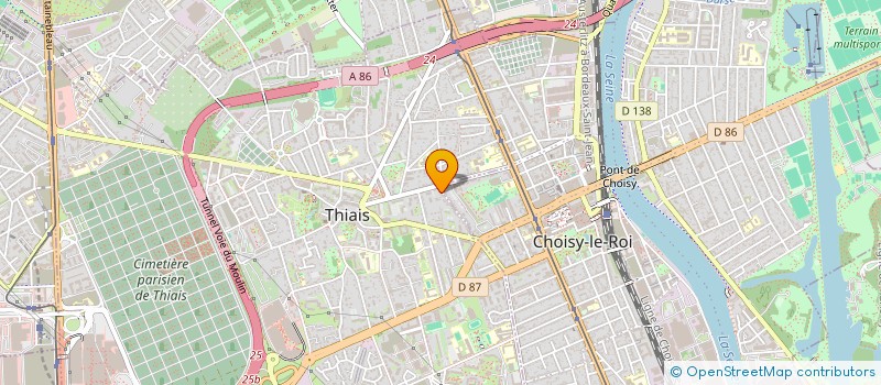 localisation de l'entreprise SCI MARBEL à THIAIS