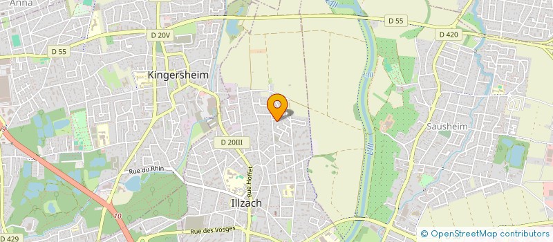 localisation de l'entreprise SCI MARBEL INVEST CONSULTING  ILLZACH