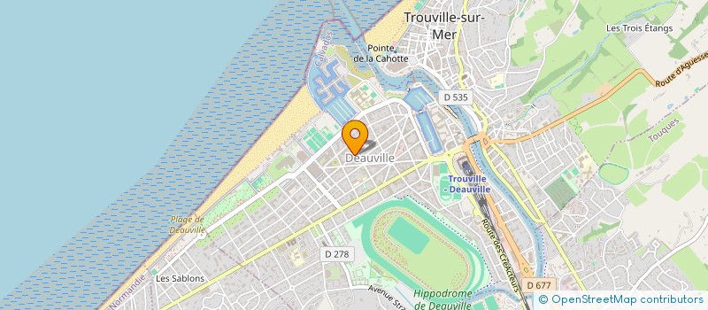 localisation de l'entreprise SCI MARBELLA à DEAUVILLE