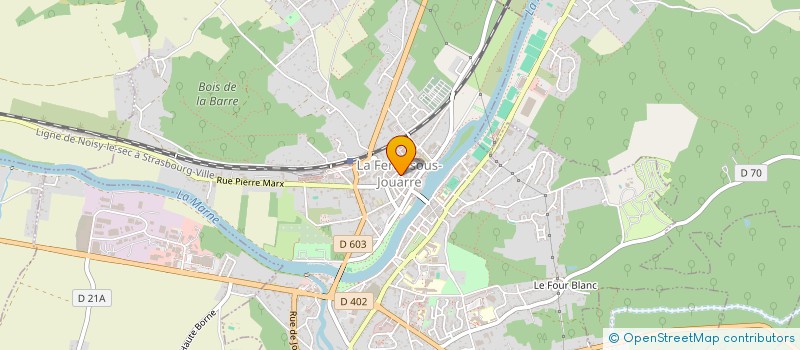 localisation de l'entreprise SCI MARBEN  LA FERTE-SOUS-JOUARRE