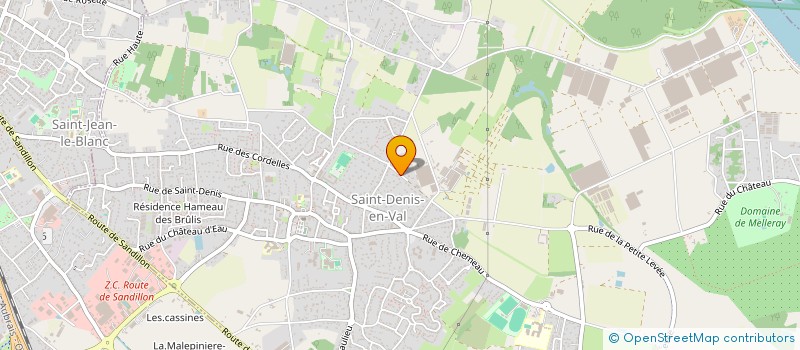 localisation de l'entreprise SCI MARBEN à SAINT-DENIS-EN-VAL