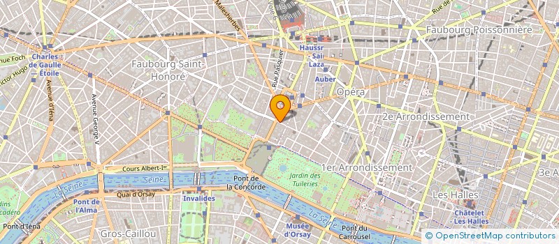 localisation de l'entreprise SCI MARBEUF PARIS  PARIS