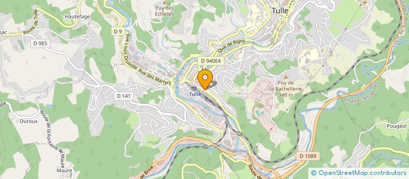 localisation de l'entreprise SCI MARBOT  TULLE