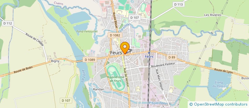 localisation de l'entreprise SCI MARBRAS  FEURS