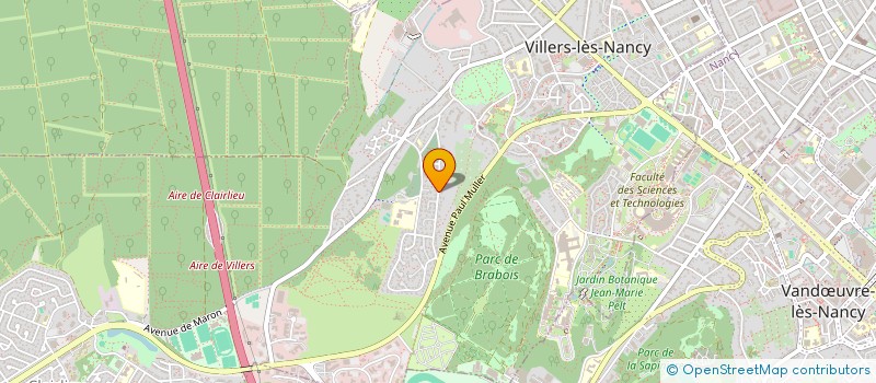 localisation de l'entreprise SCI MARBRE à VILLERS-LES-NANCY