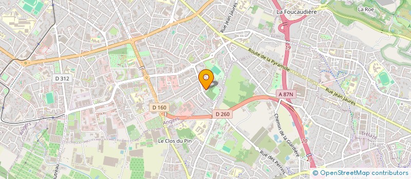 localisation de l'entreprise SCI MARBRE à ANGERS