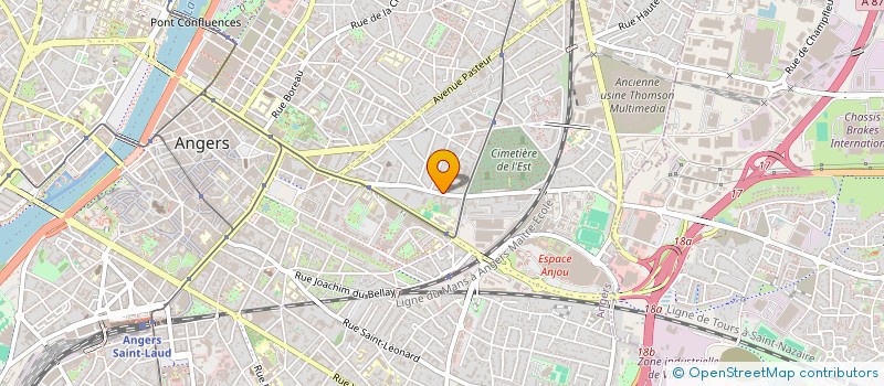localisation de l'entreprise SCI MARBRERIE DES MAUGES à ANGERS