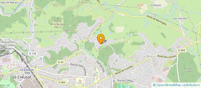 localisation de l'entreprise SCI MARBREUIL  LE BREUIL