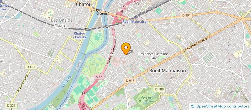 localisation de l'entreprise SCI MARBRUELI à RUEIL-MALMAISON