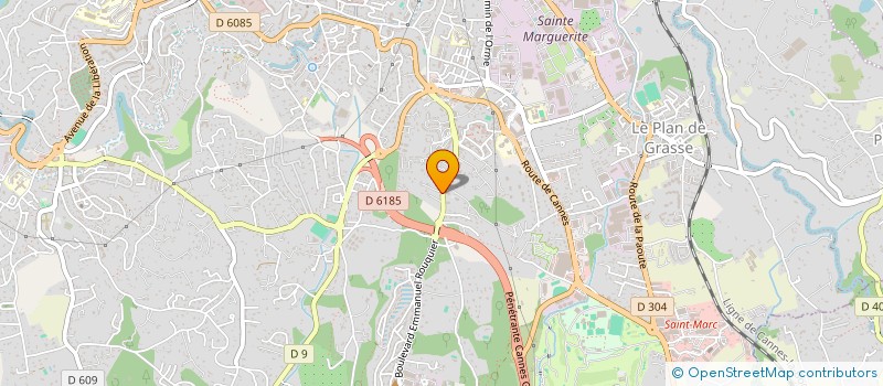 localisation de l'entreprise SCI MARBUS à GRASSE