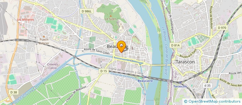 localisation de l'entreprise SCI MARC  BEAUCAIRE