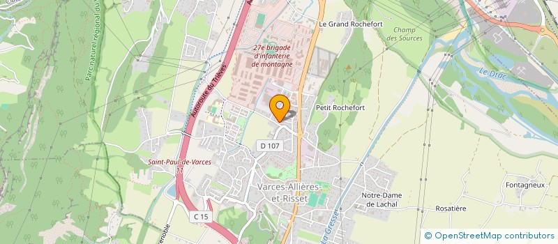 localisation de l'entreprise SCI MARC à VARCES-ALLIERES-ET-RISSET