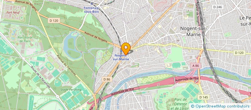localisation de l'entreprise SCI MARC AMAR à NOGENT-SUR-MARNE