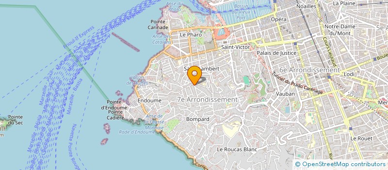 localisation de l'entreprise SCI MARC AURELE-BOMPARD à MARSEILLE