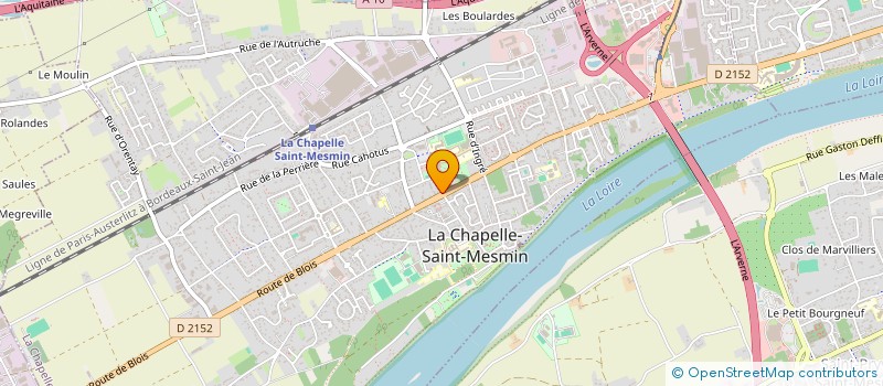 localisation de l'entreprise SCI MARC & BERHAULT  LA CHAPELLE-SAINT-MESMIN