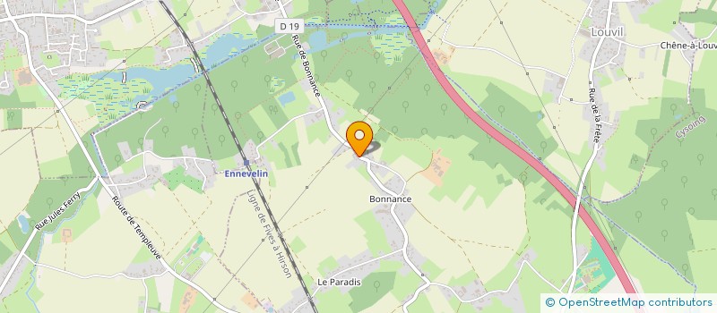 localisation de l'entreprise SCI MARC ET CAROLINE  TEMPLEUVE-EN-PEVELE