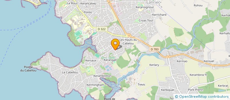 localisation de l'entreprise SCI MARC H MOR  CONCARNEAU