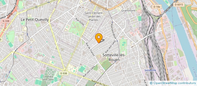 localisation de l'entreprise SCI MARC LEFEBVRE  SOTTEVILLE-LES-ROUEN