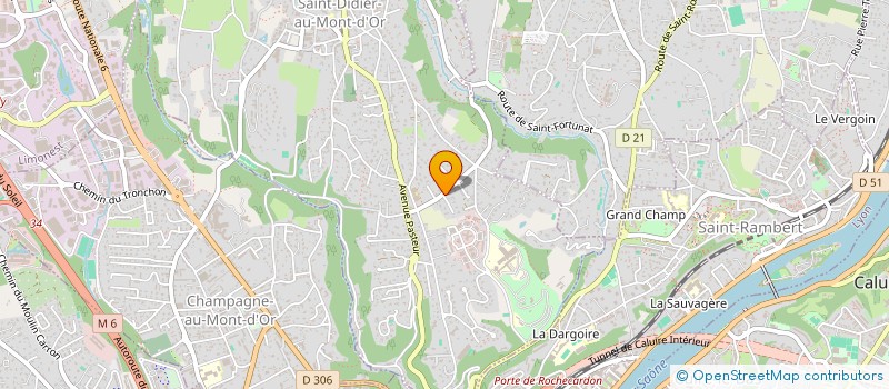 localisation de l'entreprise SCI MARC MOREL 1880  SAINT-DIDIER-AU-MONT-D'OR