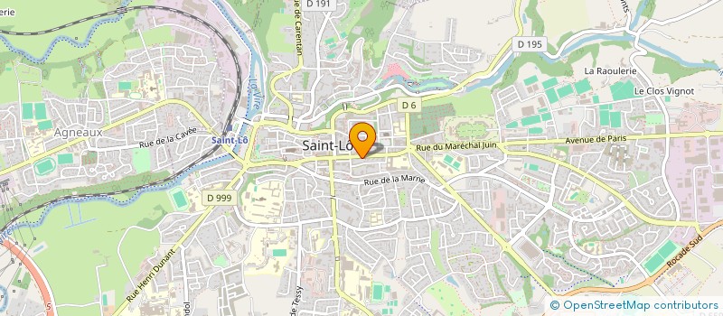 localisation de l'entreprise SCI MARCA  SAINT-LO