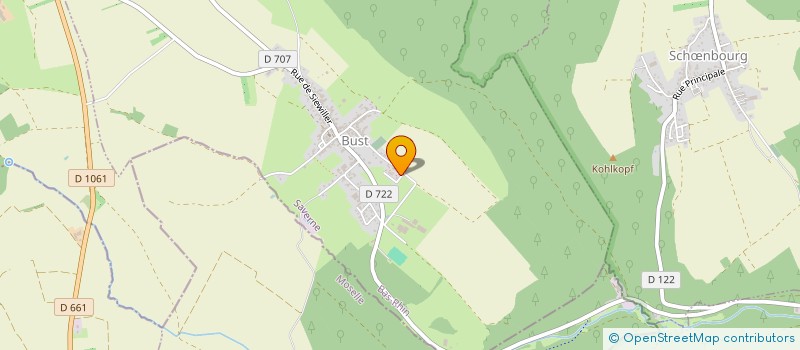 localisation de l'entreprise SCI MARCA  BUST