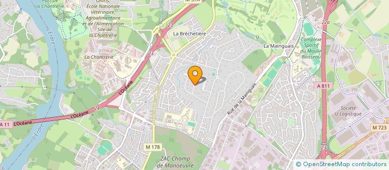 localisation de l'entreprise SCI MARCA  CARQUEFOU