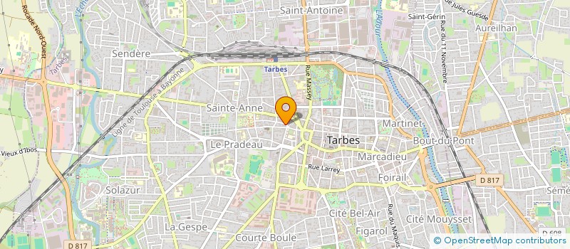 localisation de l'entreprise SCI MARCADAL  TARBES