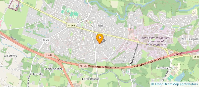 localisation de l'entreprise SCI MARCADAU à SAUTRON