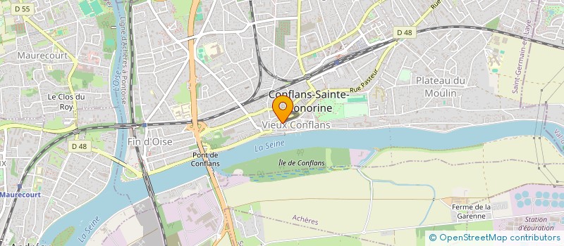 localisation de l'entreprise SCI MARCADE-GORDON  CONFLANS-SAINTE-HONORINE