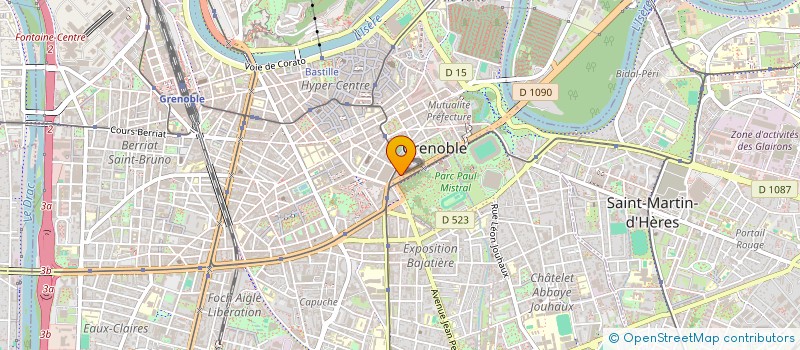 localisation de l'entreprise SCI MARCADET-SALAGNAT à GRENOBLE