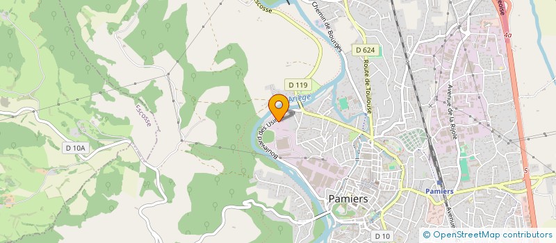 localisation de l'entreprise SCI MARCAILLOU à PAMIERS