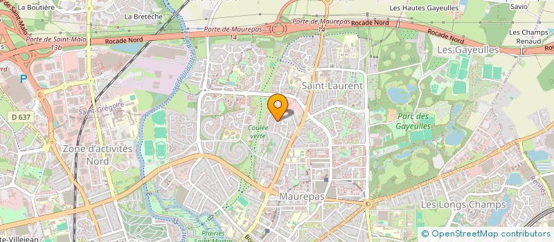 localisation de l'entreprise SCI MARCAIS MARTIN  RENNES