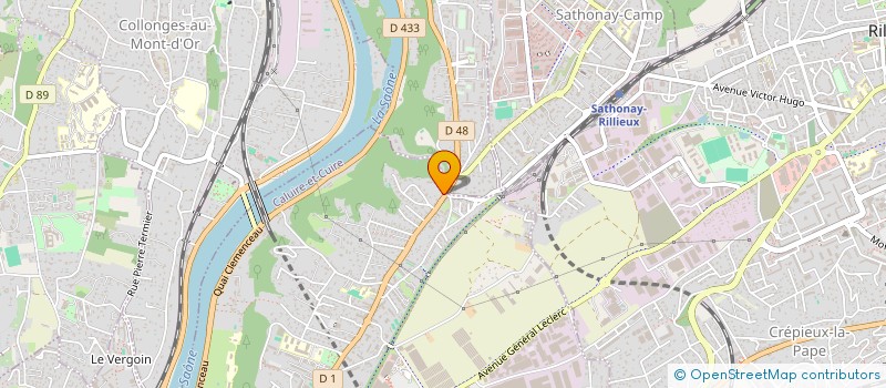 localisation de l'entreprise SCI MARCAL  CALUIRE-ET-CUIRE