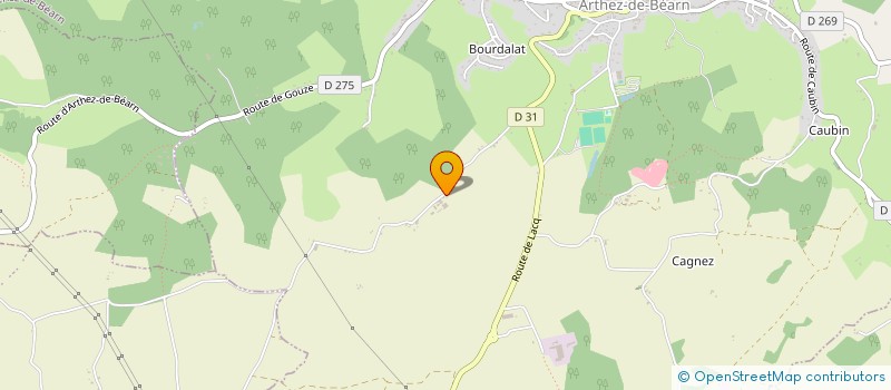 localisation de l'entreprise SCI MARCAMALLOU  ARTHEZ-DE-BEARN