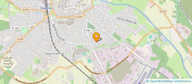 localisation de l'entreprise SCI MARCAN  HAGUENAU