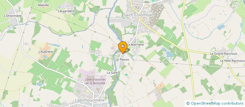 localisation de l'entreprise SCI MARCANI  SAINT-COLOMBAN